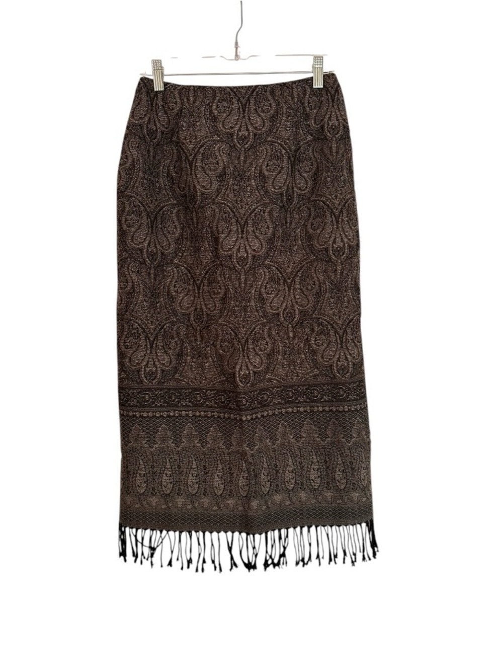 Talbots Petite Brown Tweed Wool Skirt